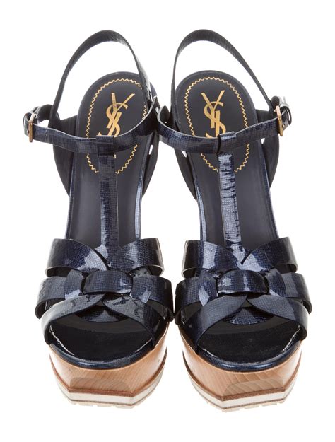 ysl platform sandals indian|ysl tribute sandals with tights.